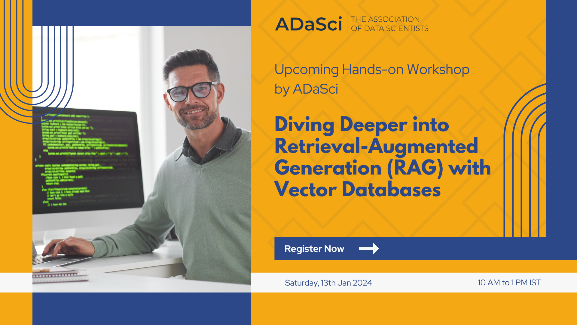 Upcoming Hands-On Workshop by ADaSci: Diving into Retrieval-Augmented Generation (RAG) with Vector Databases
