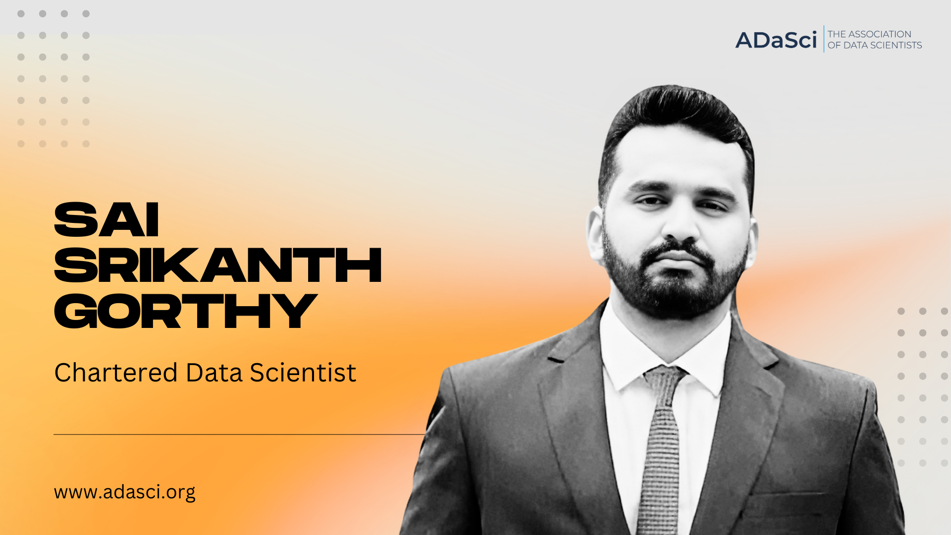 Interview with Sai Srikanth Gorthy, Chartered Data Scientist – A Data Science Visionary